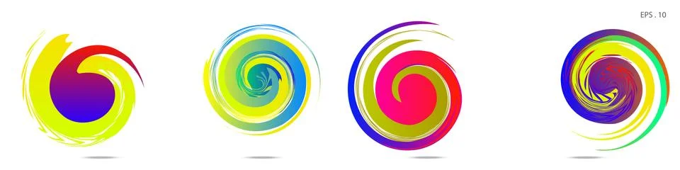 Vortex vector background. Templates for logo design, leaflets or presentation 스톡 일러스트