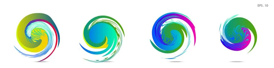 Vortex vector background. Templates for logo design, leaflets or presentation イラスト素材