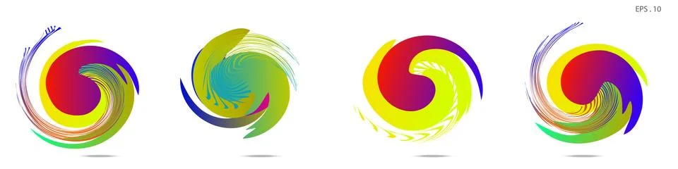 Vortex vector background. Templates for logo design, leaflets or presentation イラスト素材