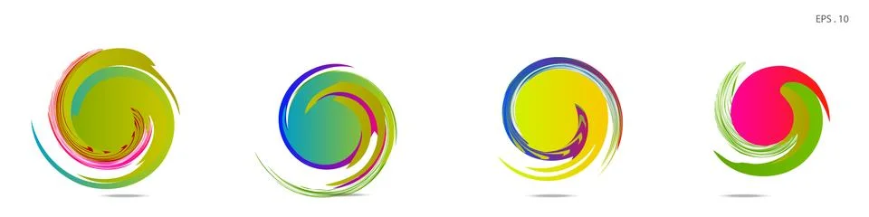 Vortex vector background. Templates for logo design, leaflets or presentation イラスト素材