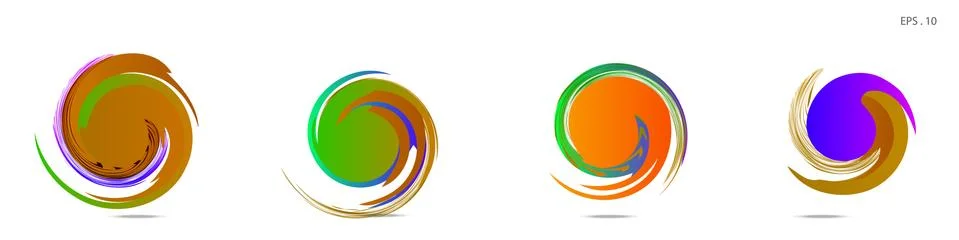 Vortex vector background. Templates for logo design, leaflets or presentation Stockillustratie