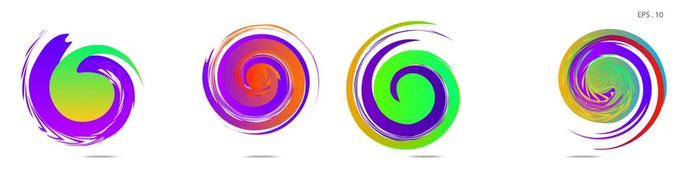 Vortex vector background. Templates for logo design, leaflets or presentation イラスト素材