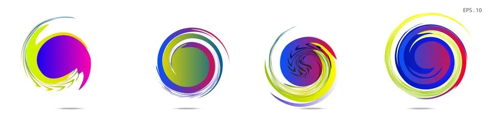 Vortex vector background. Templates for logo design, leaflets or presentation イラスト素材