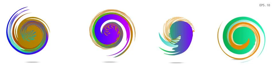Vortex vector background. Templates for logo design, leaflets or presentation Stockillustratie
