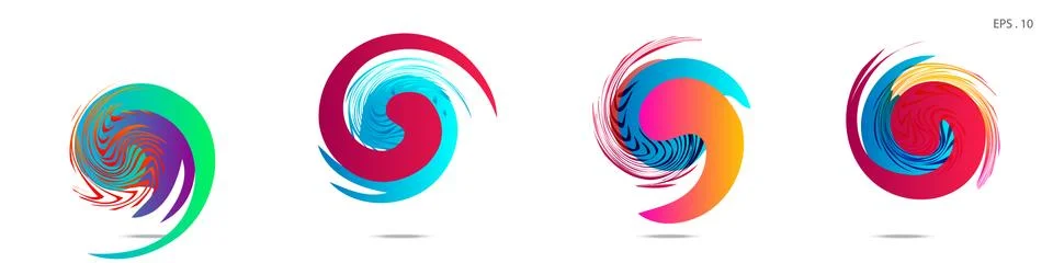 Vortex vector background. Templates for logo design, leaflets or presentation イラスト素材