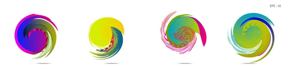 Vortex vector background. Templates for logo design, leaflets or presentation イラスト素材