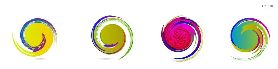 Vortex vector background. Templates for logo design, leaflets or presentation イラスト素材
