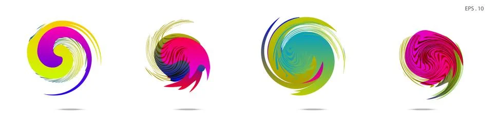 Vortex vector background. Templates for logo design, leaflets or presentation イラスト素材