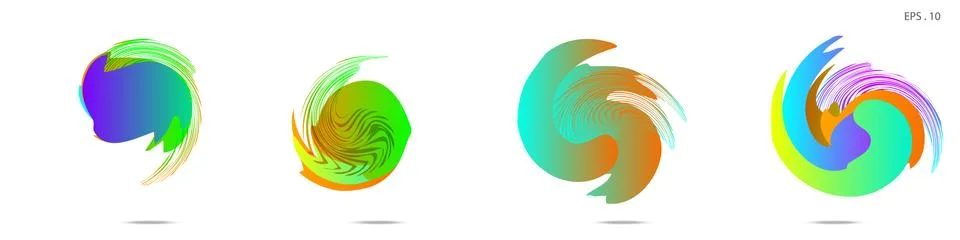 Vortex vector background. Templates for logo design, leaflets or presentation イラスト素材