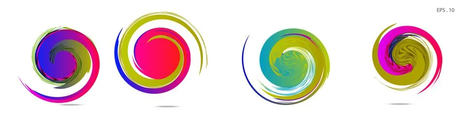 Vortex vector background. Templates for logo design, leaflets or presentation Stockillustratie