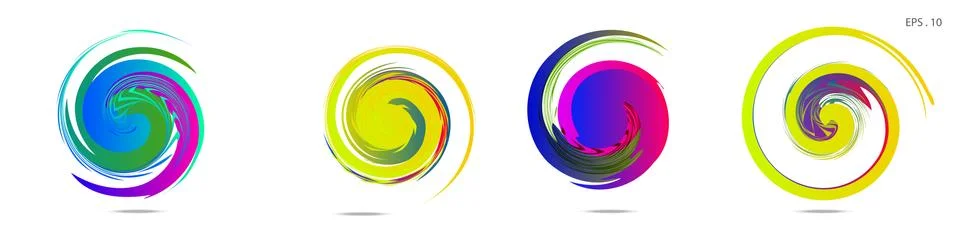 Vortex vector background. Templates for logo design, leaflets or presentation 스톡 일러스트