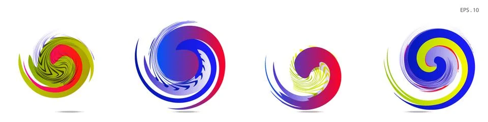 Vortex vector background. Templates for logo design, leaflets or presentation Stockillustratie