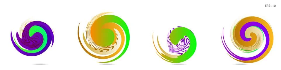 Vortex vector background. Templates for logo design, leaflets or presentation Stockillustratie