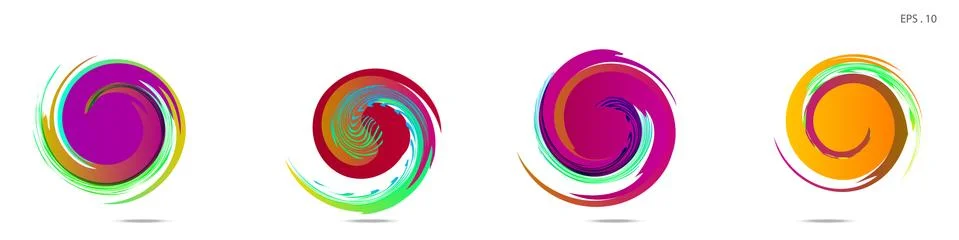 Vortex vector background. Templates for logo design, leaflets or presentation Stockillustratie