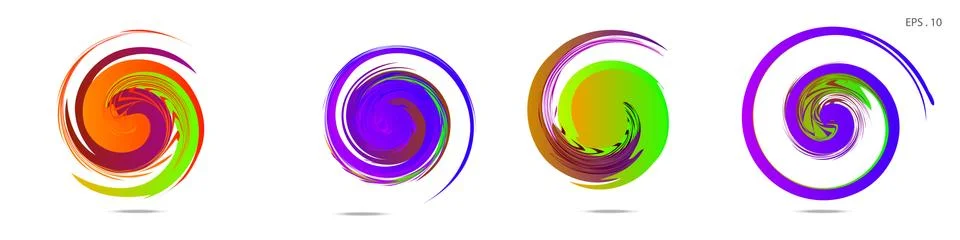 Vortex vector background. Templates for logo design, leaflets or presentation Stockillustratie