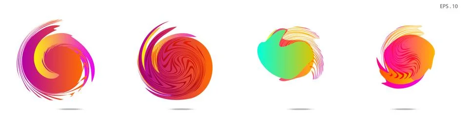 Vortex vector background. Templates for logo design, leaflets or presentation Stockillustratie