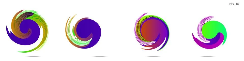 Vortex vector background. Templates for logo design, leaflets or presentation イラスト素材