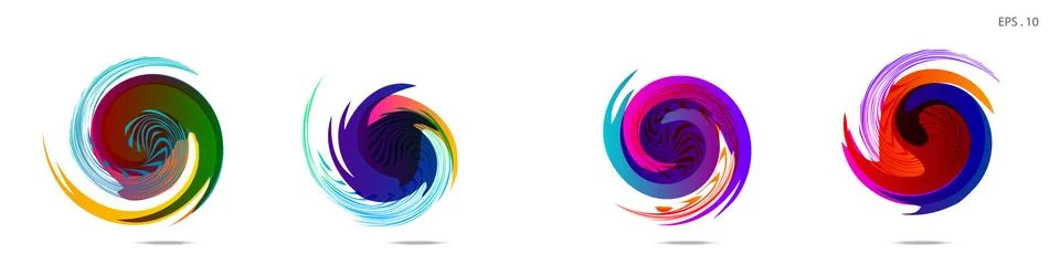 Vortex vector background. Templates for logo design, leaflets or presentation Stockillustratie