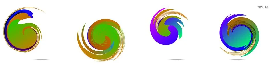 Vortex vector background. Templates for logo design, leaflets or presentation Stockillustratie