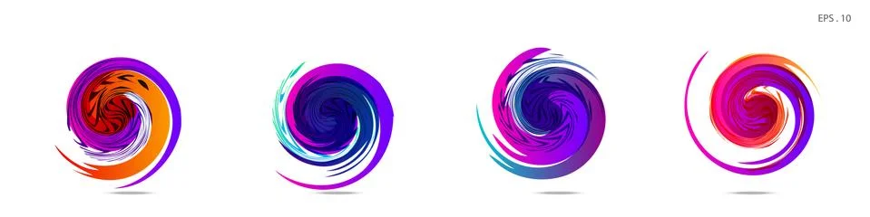 Vortex vector background. Templates for logo design, leaflets or presentation 스톡 일러스트