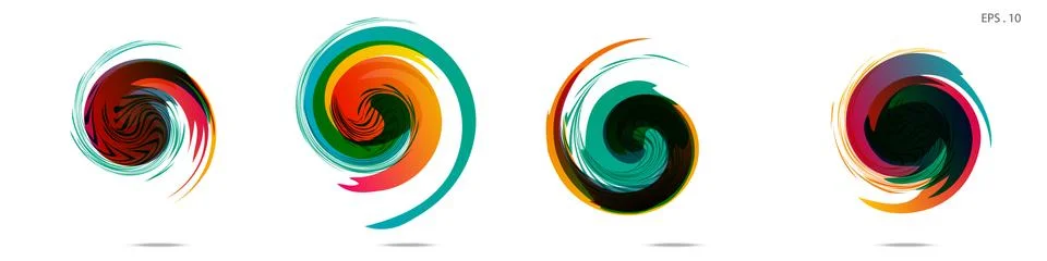 Vortex vector background. Templates for logo design, leaflets or presentation Stockillustratie