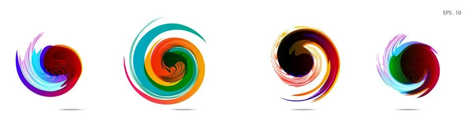 Vortex vector background. Templates for logo design, leaflets or presentation イラスト素材