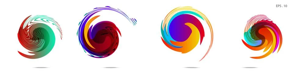Vortex vector background. Templates for logo design, leaflets or presentation 스톡 일러스트
