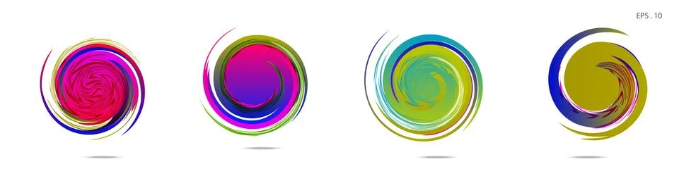 Vortex vector background. Templates for logo design, leaflets or presentation イラスト素材