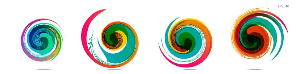 Vortex vector background. Templates for logo design, leaflets or presentation Stockillustratie