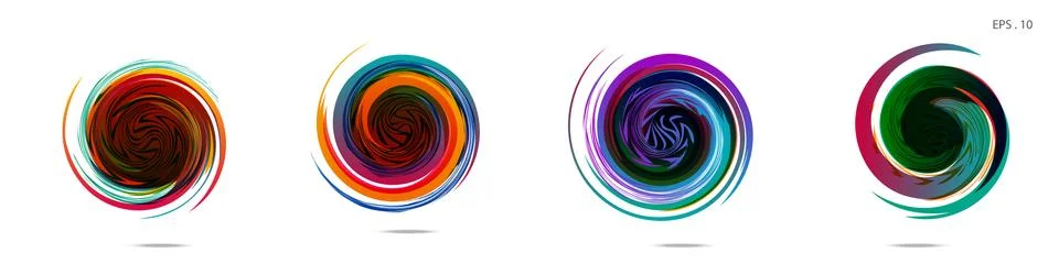 Vortex vector background. Templates for logo design, leaflets or presentation イラスト素材