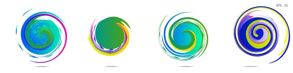 Vortex vector background. Templates for logo design, leaflets or presentation イラスト素材