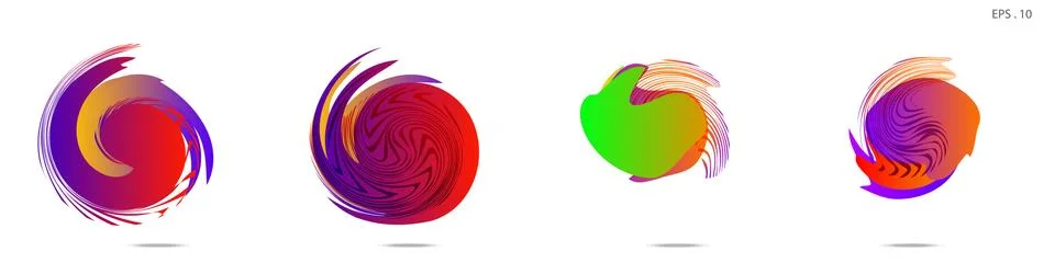 Vortex vector background. Templates for logo design, leaflets or presentation Stock Illustration