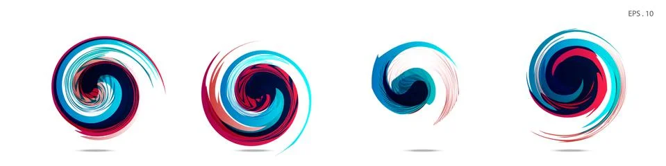 Vortex vector background. Templates for logo design, leaflets or presentation 스톡 일러스트