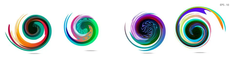Vortex vector background. Templates for logo design, leaflets or presentation 스톡 일러스트