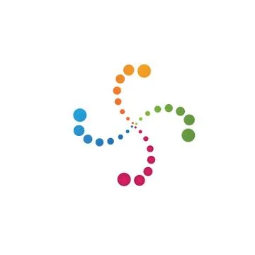 Vortex vector illustration icon Stock Illustration