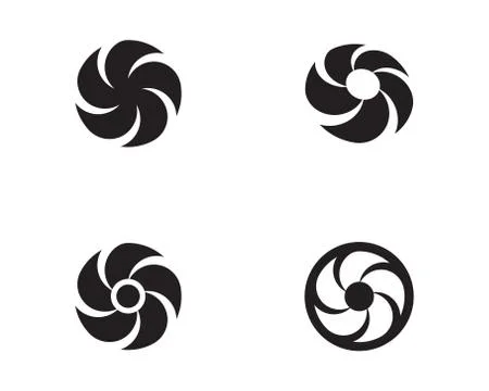 Vortex vector illustration icon Stock Illustration