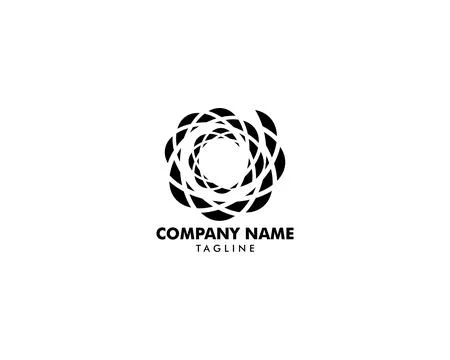 Vortex Vector Illustration Icon Logo Template Design Stock Illustration