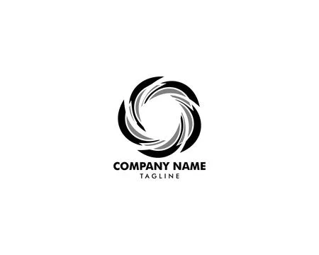 Vortex Vector Illustration Icon Logo Template Design Stock Illustration