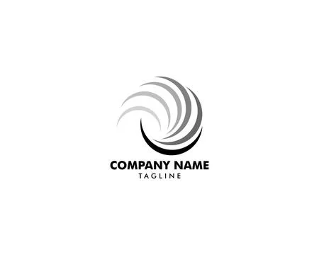 Vortex Vector Illustration Icon Logo Template Design Stock Illustration