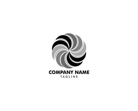 Vortex Vector Illustration Icon Logo Template Design Stock Illustration