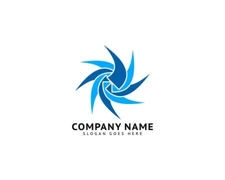 Vortex Vector Illustration Icon Logo Template Design 스톡 일러스트