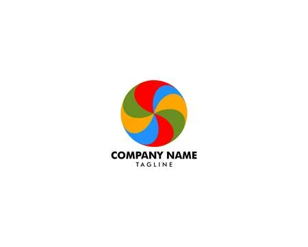 Vortex Vector Illustration Icon Logo Template Design Stock Illustration