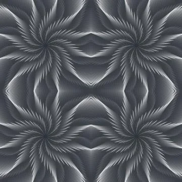 Vortex Vector Seamless Pattern Stock Illustration