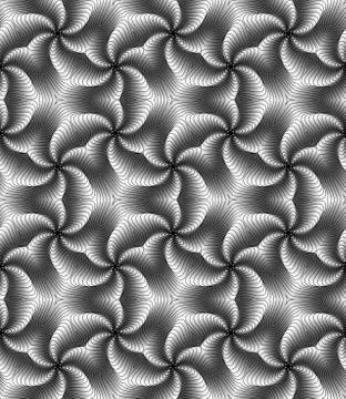 Vortex Vector Seamless Pattern Stock Illustration