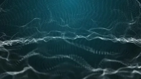 Vortex wave with energy blast of particles Stock Footage 317375767