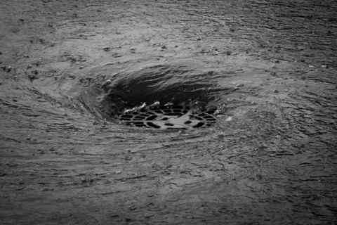 Vortex when it's raining Stock Photos