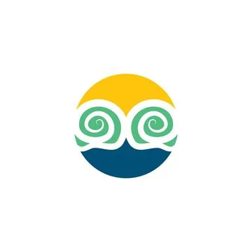 Vortex wind  icon vector design illustration 스톡 일러스트