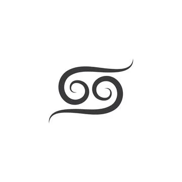 Vortex wind  logo icon vector design Stock Illustration