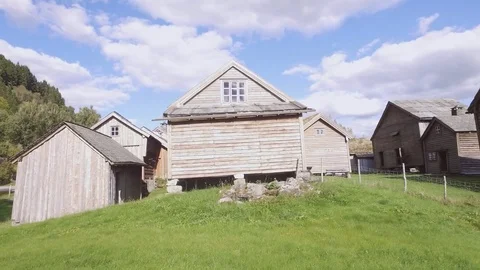 Voss Folk Museum, Norway Stock Footage 100980043