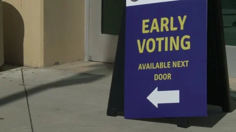 VOTE IN 2020 U.S. ELECTION: VOTING AND VOTERS Stock-Footage 141551394
